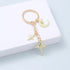 Eleganza Italiana Y2K Keychains Star Moon Metal Key Rings For Women Men Friendship Gift Handbag Decoration Handmade Jewelry Streetwear high fashion shein amazon temu target Walmart online