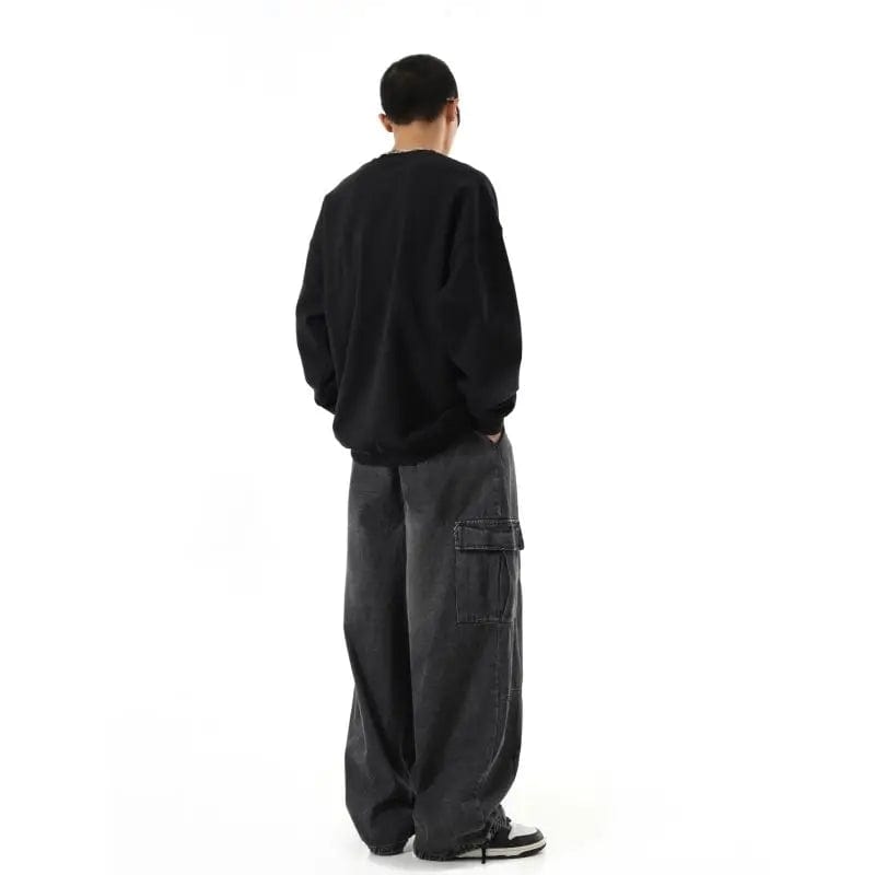 Eleganza Italiana Y2k Streetwear Baggy Jeans Pants Casual Long Pants For Men Wide leg Oversize Cargo Pants Straight Full-length Trousers Streetwear high fashion shein amazon temu target Walmart online