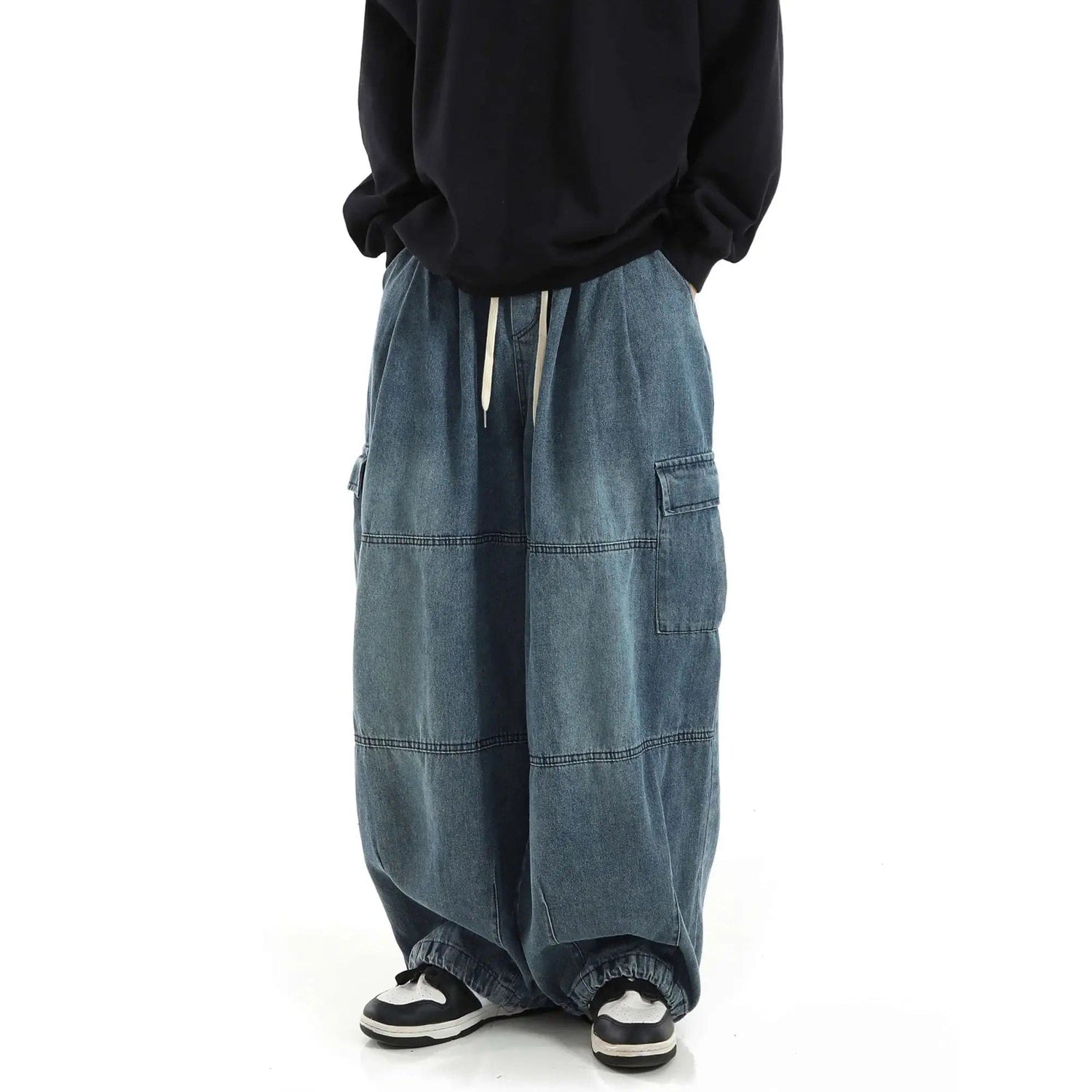 Eleganza Italiana Y2k Streetwear Baggy Jeans Pants Casual Long Pants For Men Wide leg Oversize Cargo Pants Straight Full-length Trousers Streetwear high fashion shein amazon temu target Walmart online