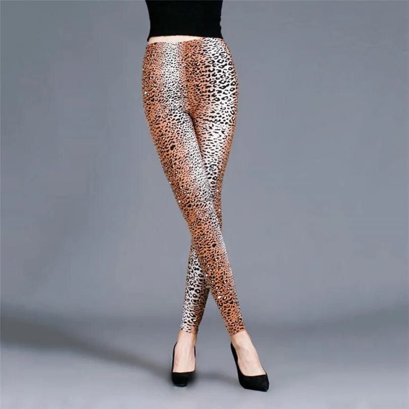 Eleganza Italiana YSDNCHI Sports Workout Leggings Leopard Printed Pants Sexy Push Up Trousers Women Clothes DropShipping Streetwear high fashion shein amazon temu target Walmart online