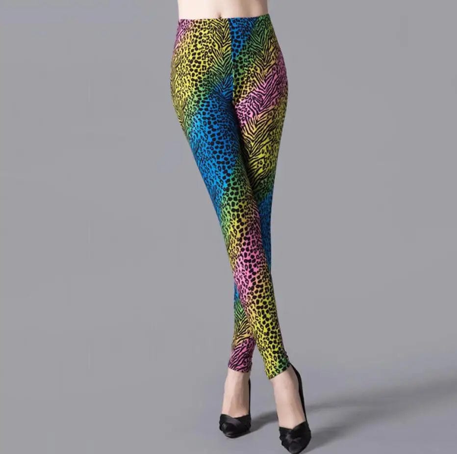 Eleganza Italiana YSDNCHI Sports Workout Leggings Leopard Printed Pants Sexy Push Up Trousers Women Clothes DropShipping Streetwear high fashion shein amazon temu target Walmart online