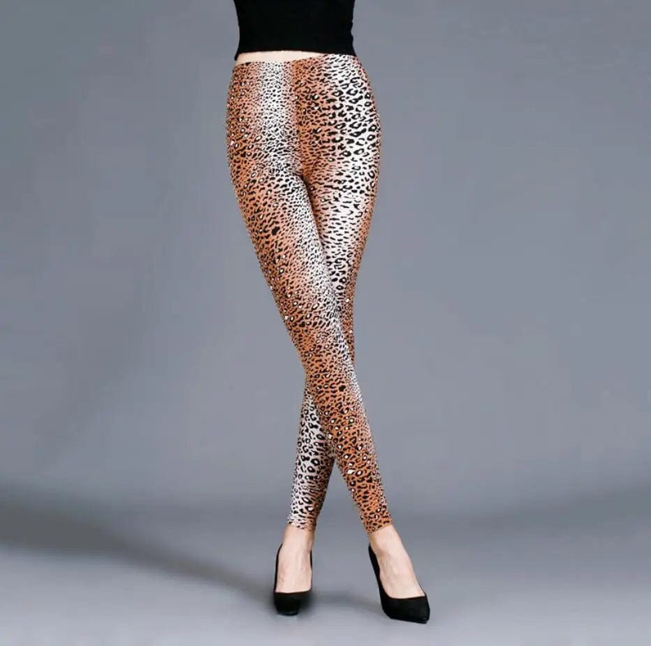 Eleganza Italiana YSDNCHI Sports Workout Leggings Leopard Printed Pants Sexy Push Up Trousers Women Clothes DropShipping Streetwear high fashion shein amazon temu target Walmart online