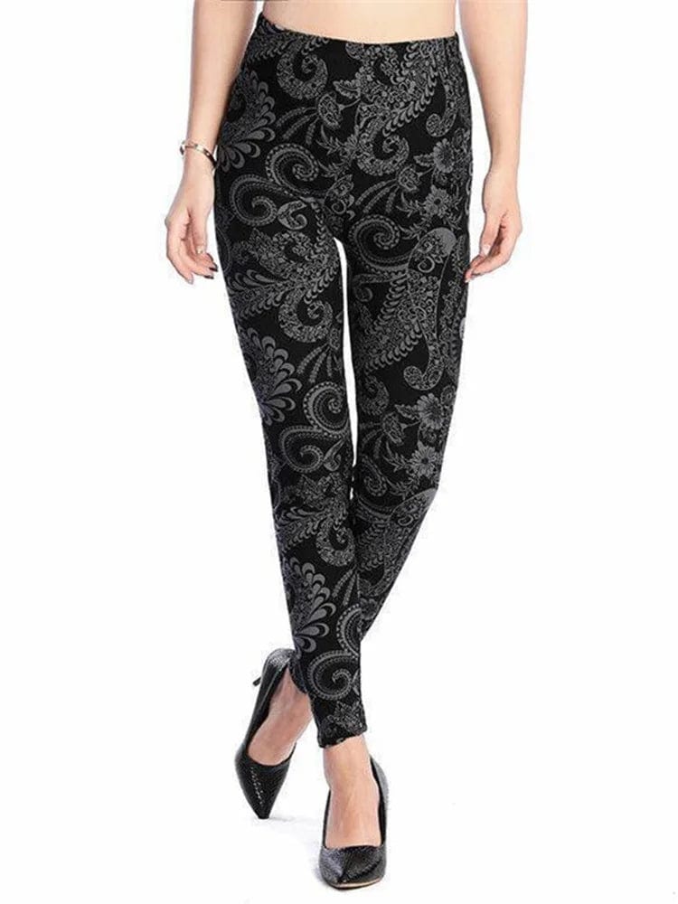 Eleganza Italiana YSDNCHI Women Summer Female Fitness Leggings Floral Print Leggins Lady Sexy Slim Elastic Pencil Pants Stretch Trousers Mujer Streetwear high fashion shein amazon temu target Walmart online