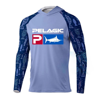 Peris Elegance 2024 Fishing Hoodie Pelagic Men Clothes Summer Breathable Long Sleeve Fishing Shirt Sun Protection Camouflage Fishing Shirts Top Streetwear high fashion shein amazon temu target Walmart online