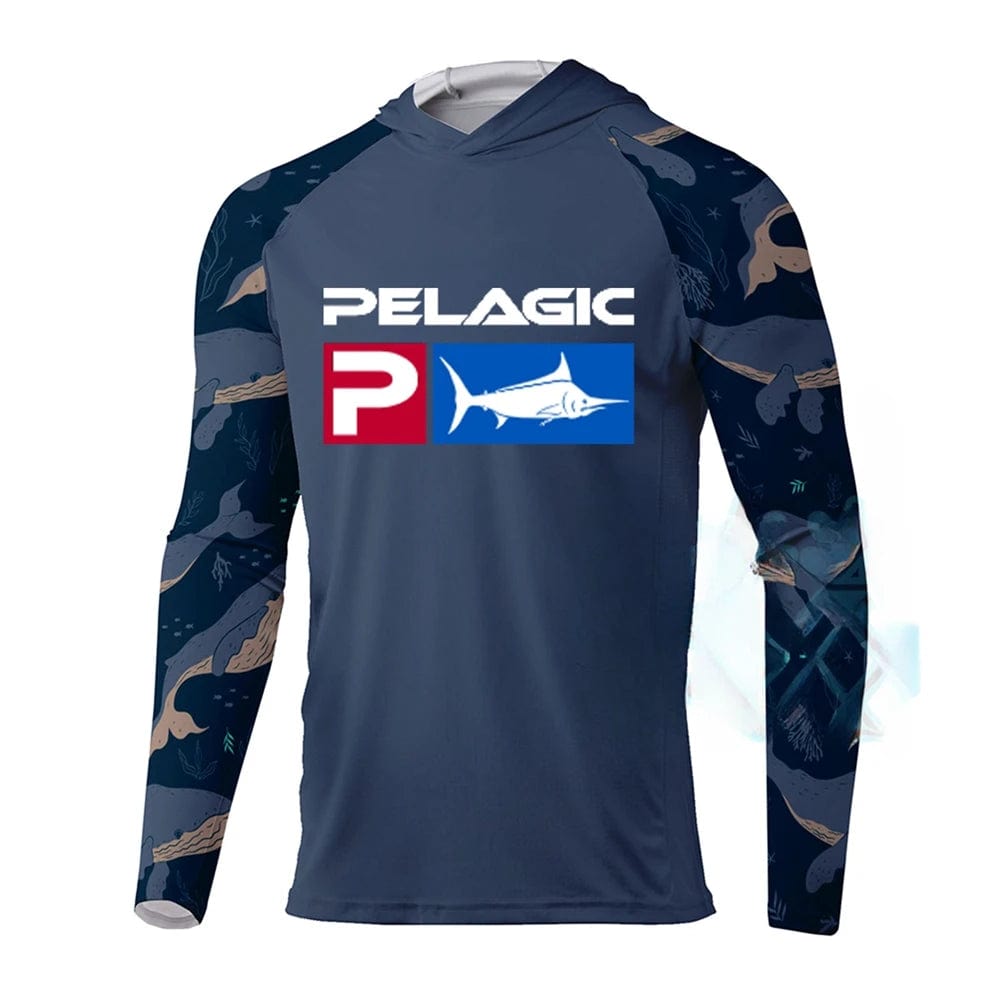 Peris Elegance 2024 Fishing Hoodie Pelagic Men Clothes Summer Breathable Long Sleeve Fishing Shirt Sun Protection Camouflage Fishing Shirts Top Streetwear high fashion shein amazon temu target Walmart online