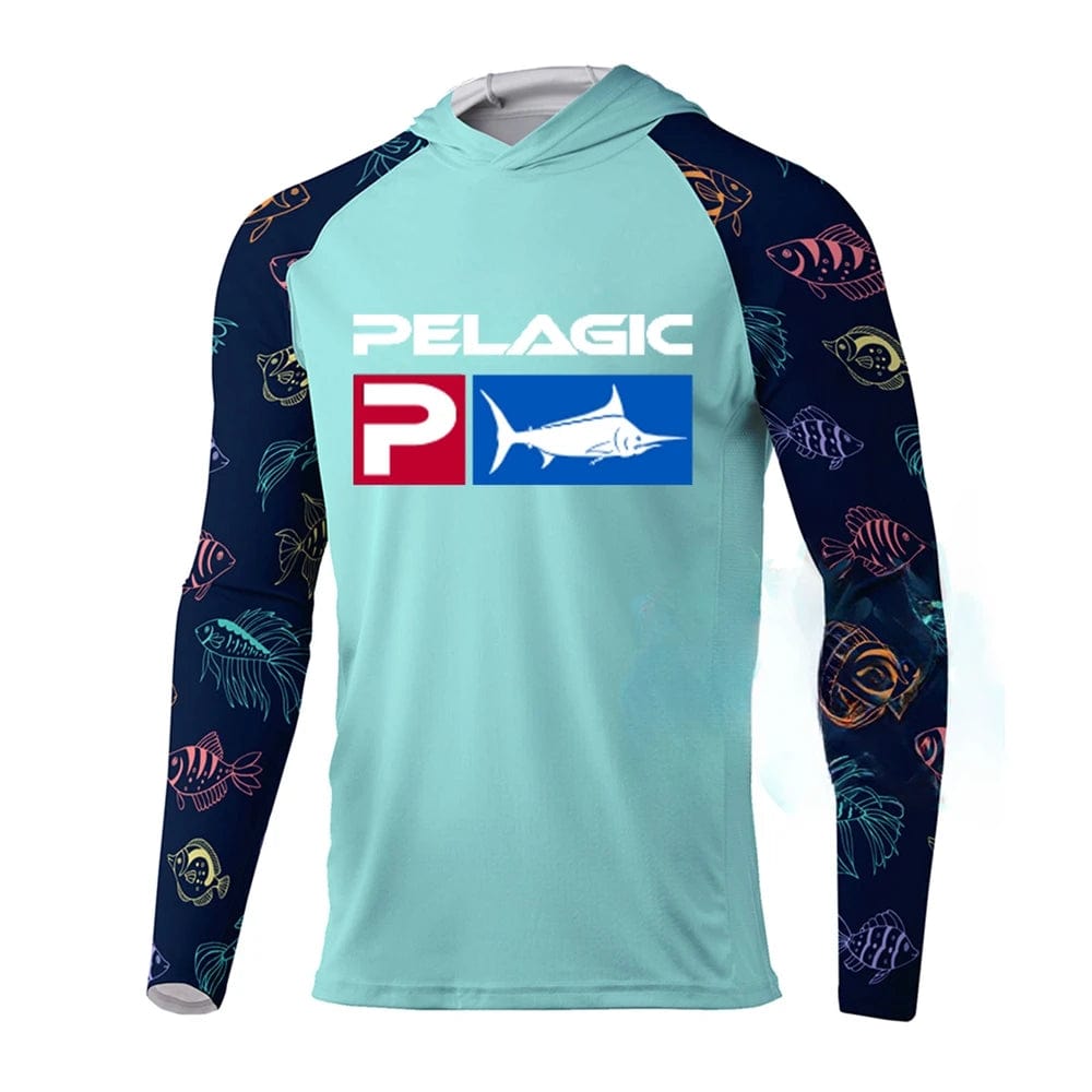 Peris Elegance 2024 Fishing Hoodie Pelagic Men Clothes Summer Breathable Long Sleeve Fishing Shirt Sun Protection Camouflage Fishing Shirts Top Streetwear high fashion shein amazon temu target Walmart online