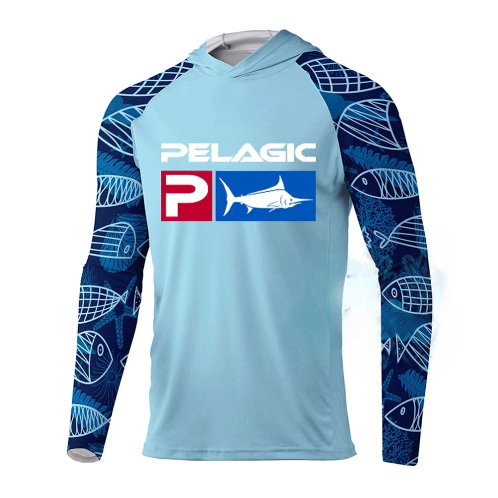 Peris Elegance 2024 Fishing Hoodie Pelagic Men Clothes Summer Breathable Long Sleeve Fishing Shirt Sun Protection Camouflage Fishing Shirts Top Streetwear high fashion shein amazon temu target Walmart online