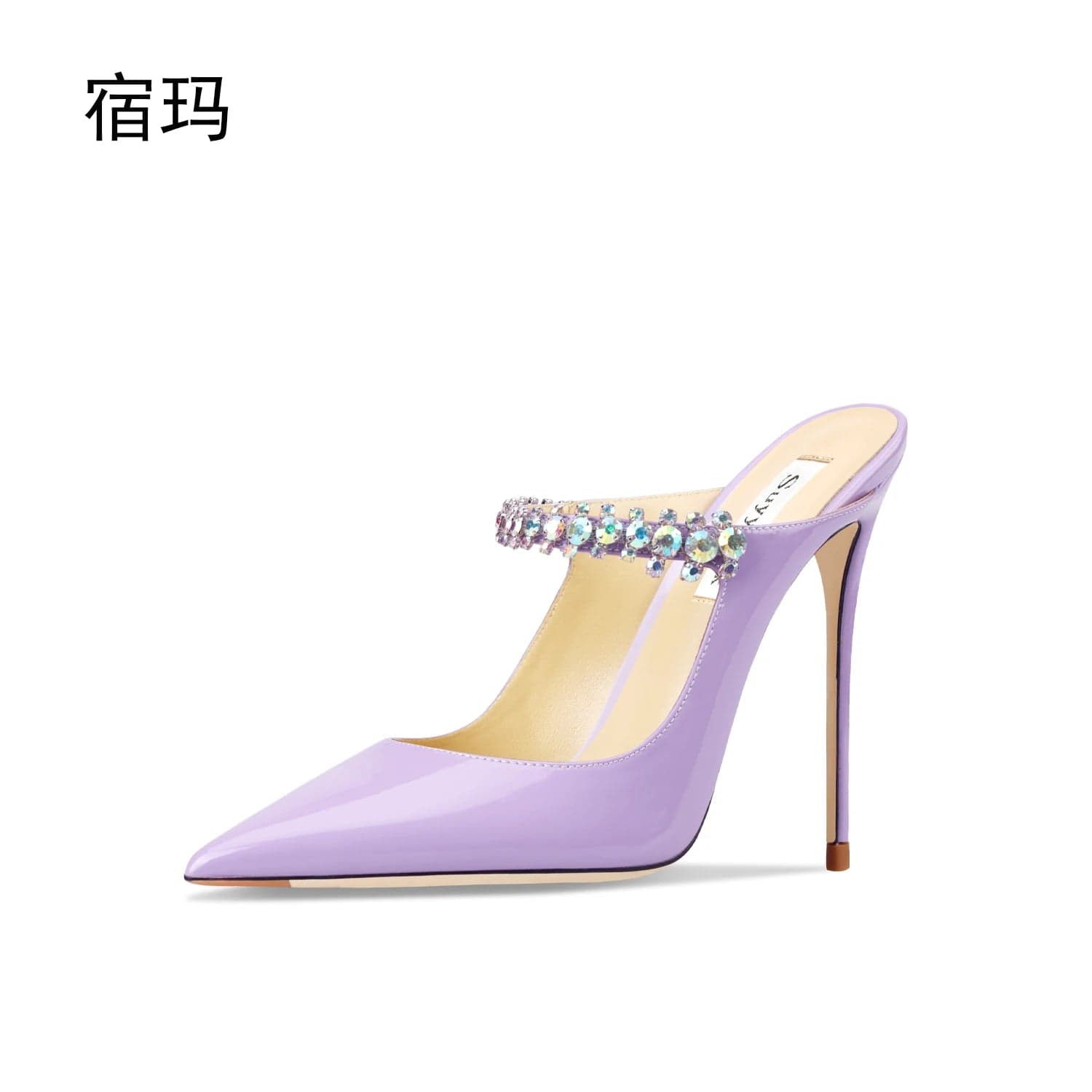 Peris Elegance High Heels Sandals for Women, Crystal Decoration, Pointed Toe, Back Strap, Elegant Fashion, Ladies Shoes, Summer, 2024,Trend Streetwear high fashion shein amazon temu target Walmart online