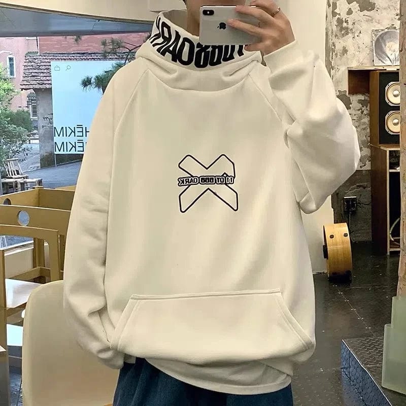 Peris Elegance Hip Hop Hoodie Men Women Letter Print Turtleneck Sweatshirt 2023 Hot Fashion Streetwear Fleece Pullover Hoodies Clothing Streetwear high fashion shein amazon temu target Walmart online